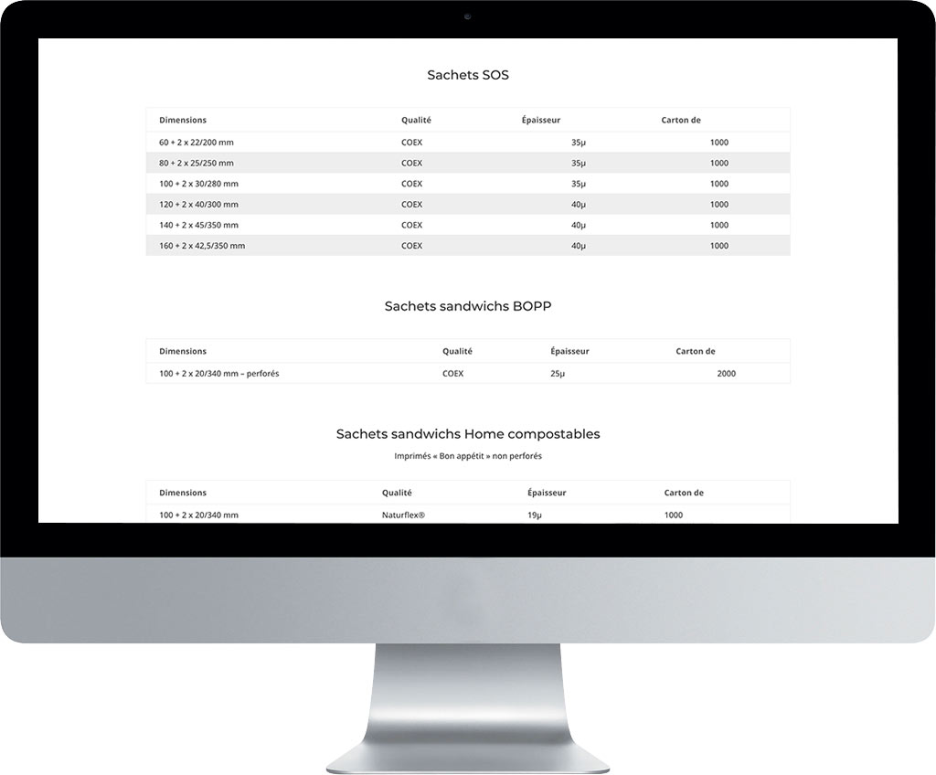 Création de site de catalogue produits ou services | CDW